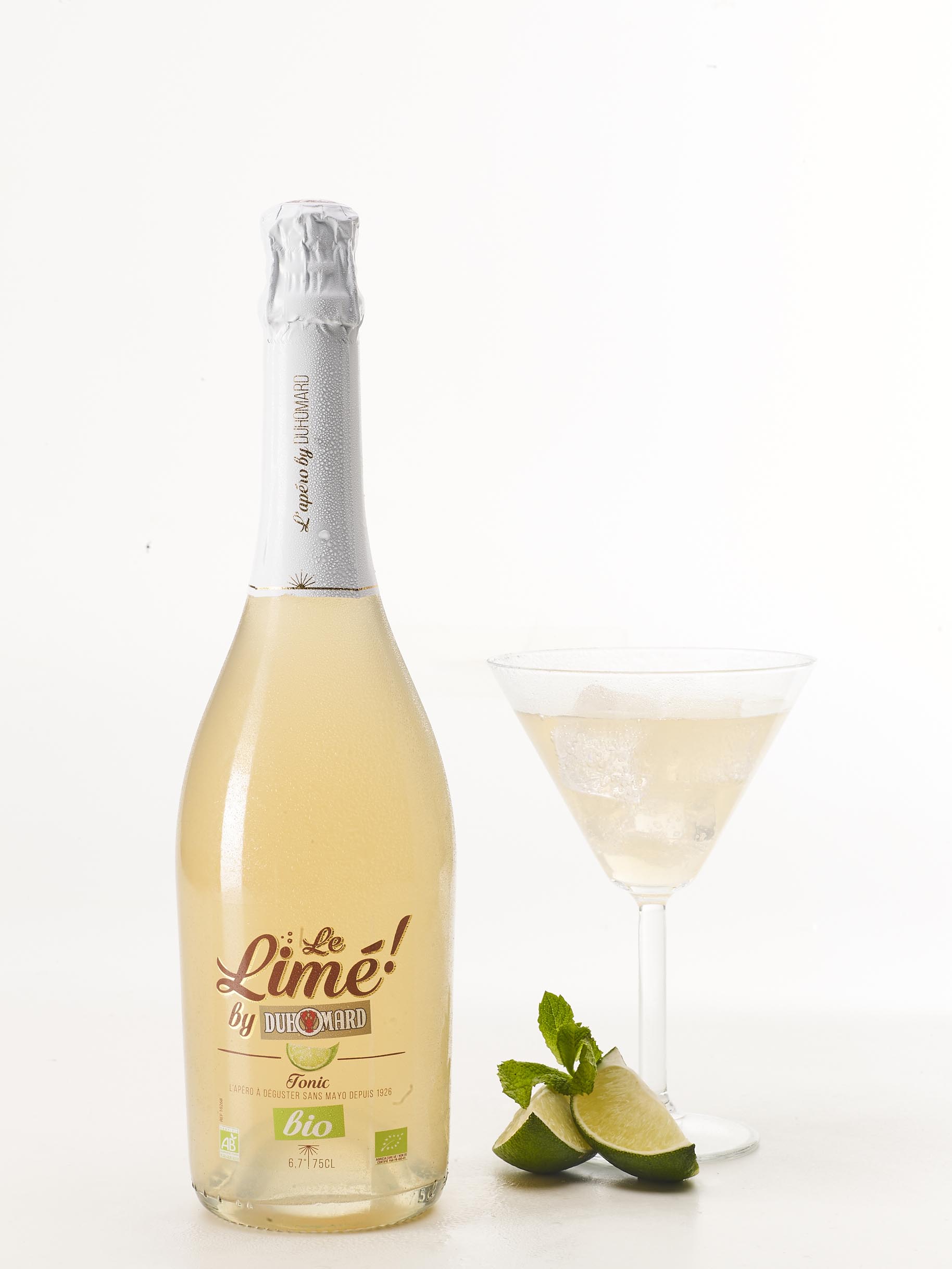 Blanc lime avec eau