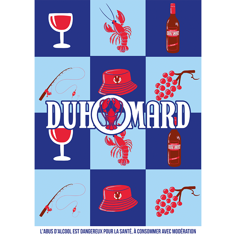 Affiche mosaïque Duhomard